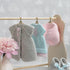 Ipetboom 24pcs 1.6In Miniature Clothes Hangers - Mini Doll House Garment Dress Up Metal Rack - Wire Outfit Holders