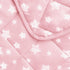 Cozy 39x47 Inches Baby Blanket for Boys and Girls, Soft Toddler Comforter Quilted with Pink Star Print, Ultra Soft Down