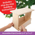 13 3 MindWare Make Your Own Bird Feeder Kits for Kids Build Your Own - Includes Paint Colors and Brushes