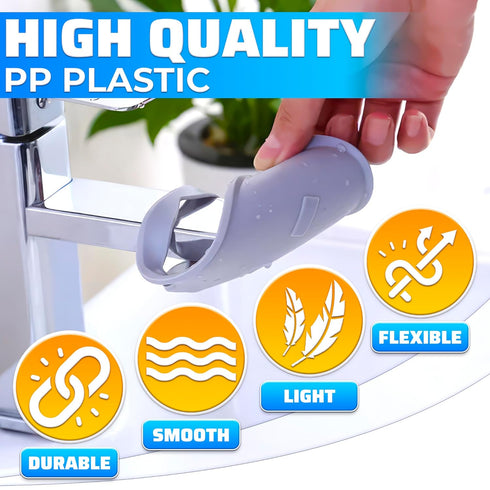 3Pcs Toddler Faucet Extender for Bathroom Sink - Extension Faucet Cover Bathtub Baby Sink Attachment for Washing Face