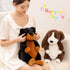 14" PEACH CAT Rottweiler Dog Stuffed Animal Cute Puppy Plushies Soft Plush Toys Gifts for Kids Black