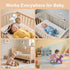 Baby Monitor Mount - Universal Adjustable Monitor Flex Stand for Hello Baby, Nanit Pro, Infant Optics, VTech & Most
