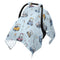 Mazeann Golf Cars Car Seat Cover Baby Breathable Soft Infant Carseat Covers Canopies