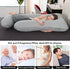 Wodsfay -65 Inch U-Shaped Pregnancy Pillow for Sleeping, Full Body Support for Back, HIPS & Belly Maternity Pillow
