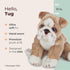 Bearington Tug The English Bulldog Plush, 13 Inch, Stuffed Animal for Kids