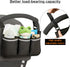 Longomat Stroller Caddy Stroller Organizer With Cup Holder, Non Slip Straps Stroller Bag for Phone, Pet Stroller