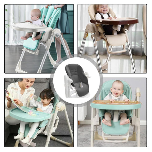 LAFANDE High Chair Covers for Baby, Baby Dining Chair Cushion, Breathable Cushion Dining Chair, PU Leather with Padding