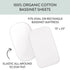 Set 2 of Bassinet Sheets - Soft and Comfortable Bedding for Your Baby