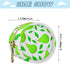 Pears Round Pacifier Storage Case with Zipper, Portable Pacifier Case for Travel, Diaper Bag & Purse, Pacifier