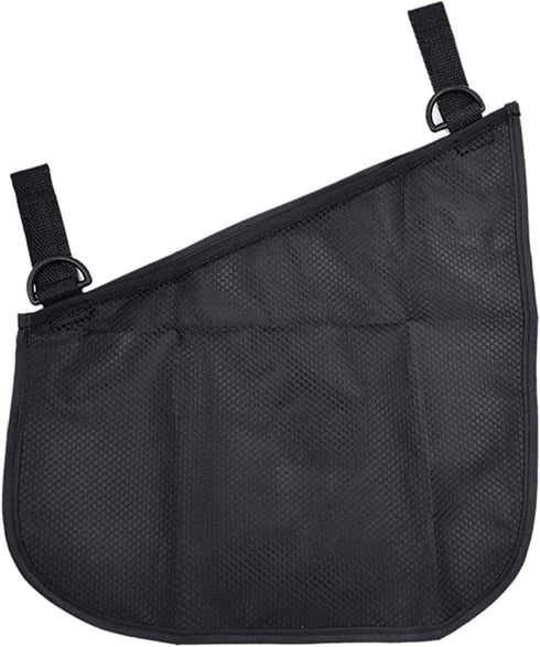 Portable Side Sling Stroller Cargo Net,Non-Slip and Adjustable Straps Storage Mesh Bag,Food Storage,Friut Storage Bag for Baby Stroller Cargo Mesh Bag Storage