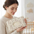 Mommy HIBEAR Quilted Diaper Wipe Pouch Portable Bag Refillable Floral Baby Wipe Holder for Travel Stroller Daily Casual