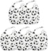 IHCVHQX 1 Pack Baby Feeding Bibs for Boys Girls Soccer Ball Pattern Toddler Infant Bandana Drool Bibs with Pocket
