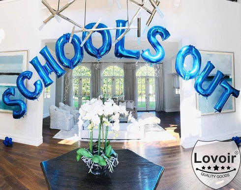 Lovoir 40 Inch Large Blue Letter J Balloons, Jumbo Mylar Foil Helium Balloon for Birthday Party Decorations
