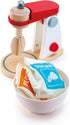 Plaset| 3 Hape Wooden Mighty Mixer Kitchen Educational Pretend Play Baking Mixer Toy Kitchen for Preschoolers Ages