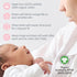 100% Butterblu Frankie Fitted Crib Sheet Organic Cotton for Baby & Toddler Mattress, Breathable for Boys & Girls, Pink