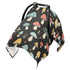 Dalzium Mushroom Car Seat Cover Baby Girl Boy, Carseat Canopy Cover Breathable Baby