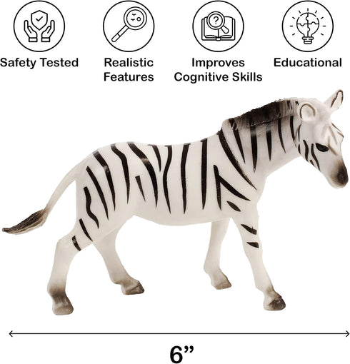 Migration 100 Piece Set of Animal Plastic Figures Playset, Includes Wild, Safari, Zoo, Jungle, Farm, Forest, Ocean