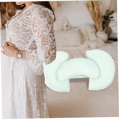 STOBAZA Multi-Functional Cooling Maternity Support Pillow for Pregnant Women Ergonomic Lumbar Cushion for Side Sleeping