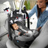 High Contrast Black and White Car Seat Toys for Infants 0-12 Months, Musical Black Fox Stroller Toys for Babies