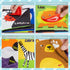 Soft Baby Books by beiens, High Contrast NonToxic Fabric Touch and Feel Crinkle Books for Infants Toddlers