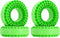 INJORA Silicone Rubber Insert Foam for 1.9" Wheel Tires, 118-122mm 4.75" OD, Large Green