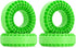 INJORA Silicone Rubber Insert Foam for 1.9" Wheel Tires, 118-122mm 4.75" OD, Large Green
