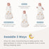 1.0 100% 6-12 ZIGJOY Sleep Sack Swaddle Tog Baby Wearable Blanket Cotton Baby Swaddle Blanket for Newborns Months