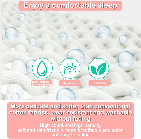 Oskeray Pregnancy Maternity Pillow for Sleeping, Support for HIPS, Backs, Legs, with Detachable and Adjustable Cover