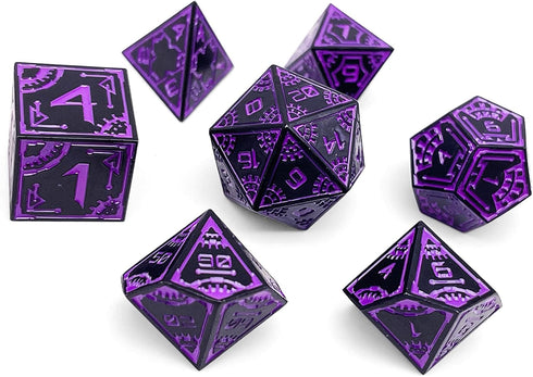Norse Foundry Metal Space Dice - Wormhole Design