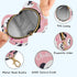 PYBUG Panda Round Pacifier Storage Case, Polyester & TPU Lined with Hook Buckle, Pacifier Container Box for Baby