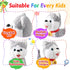 Marsjoy Husky Walking Barking Dog for Kids Interactive Musical Puppy Robot Repeats What You Say, Realistic Licking