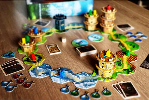 Wandering Towers Strategy Board Game About Trapping Wizards, Fun Family Games for 1-6 Players, Ages 10+, 30 Mins
