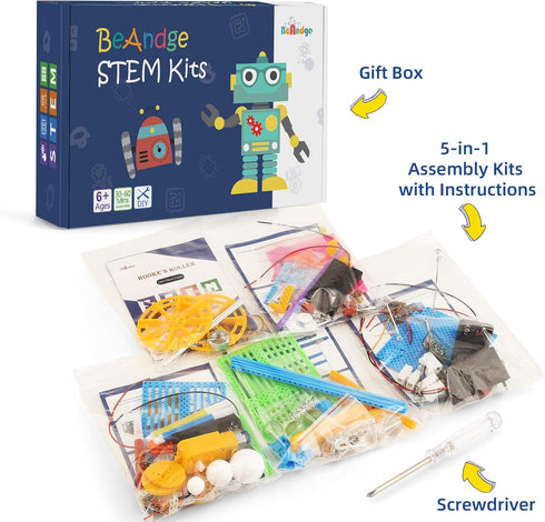 STEM Science Kits for Kids Age 8-12, STEM Toys for Boys Crafts 8-10, Science Activities Experiments, Engineering Projects Activity Robot Building Craft Kit for Girls 6-8 6 7 8 9 10 11 Year Old Gifts