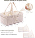 Personalized Initial Baby Diaper Caddy - Stylish Storage for Newborn Essentials