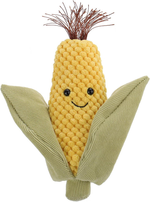 6 Inch Apricot Lamb Plush Food Toy, Soft Cuddly Fresh Corn Stuffed Animal Perfect for Child
