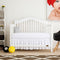 Cottingon Crib Bed Skirt for Nursery, Toddler Bedding Dust Ruffle, Brushed Microfiber