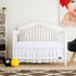 Cottingon Crib Bed Skirt for Nursery, Toddler Bedding Dust Ruffle, Brushed Microfiber