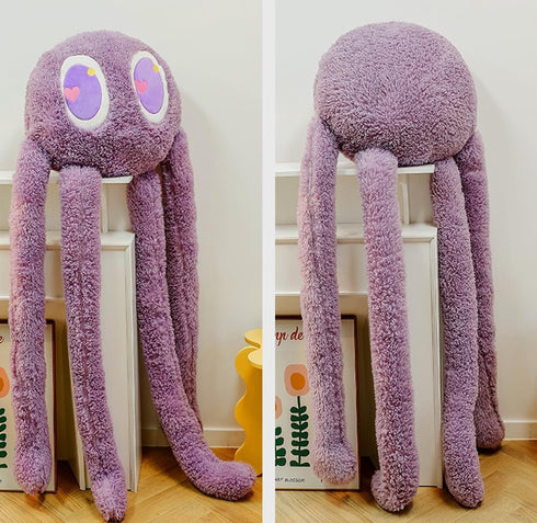 Long Legs Octopus - Large Stuffed Animal Plush Toy, Soft Octopus Stuffed Sea Animal, Children's Gift (Purple)