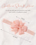 jollybows 40pcs Baby Girls Hair Accessories, 3" Grosgrain Ribbon Hair Bows Headbands for Infants Newborn Toddler