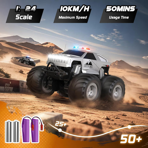 360 4-7 8-12 6-8 Remote Control Car, All Terrain Remote Control Truck, RC Cars with Degree Spins, Pickup-Style Toy Car