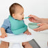 Ryan & Rose Ultimate Utensil Set of 3 Silicone Baby Spoons for Baby Led Weaning, Self Feeding, Seaglass