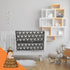 Dear Baby Gear Baby Blankets for Boys & Girls - Neutral Baby Blankets - Baby Girl Blanket & Baby Boy Blankets - Crib & Nursery Quilt - Baby Blankets Unisex - Antlers Grey with Ruffles by Dear Baby Gear