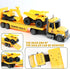 27" 3 4 5 Dwi Dowellin Large Friction Powered Construction Truck Car Toy with Excavator and Dump,Semi Truck Toys