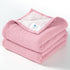 lulumoon Muslin Baby Blanket for Girls: 4-Layer Soft Cotton Toddler Blanket for