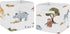 Sweet Jojo Designs Jungle Animals Foldable Fabric Storage Cube Bins Boxes Organizer