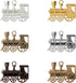 (6 Pack) Mexican Train Marker Train Accessory - Assorted Finishes - Replacement Metal Domino Train Markers for Mexican