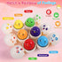 USATDD Easter Egg Toys Hide & Squeak Matching Eggs for Toddlers, Color Recognition Sensory Learning Toys, Fine Motor