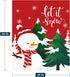 YeeJu Christmas Throw Blanket Kids Small Red Christmas Snowman Blanket for Girls Boys Child Baby Bed Soft Lightweight Fuzzy Plush Fleece Blankets and Throws Xmas Winter Holiday Blanket 40x50 by YeeJu