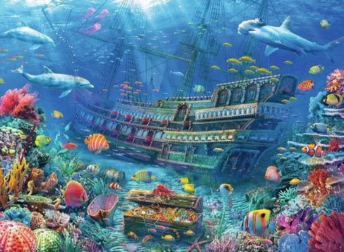 Ravensburger Underwater Discovery 200 XXL Piece Jigsaw Puzzle for Kids | Unique Design | Enhances Problem Solving Skills