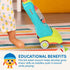 2 2+ Battat Musical Vacuum Cleaner Lights & Sounds with Songs Pretend Play Chores & Activities Clean n' Sing Years